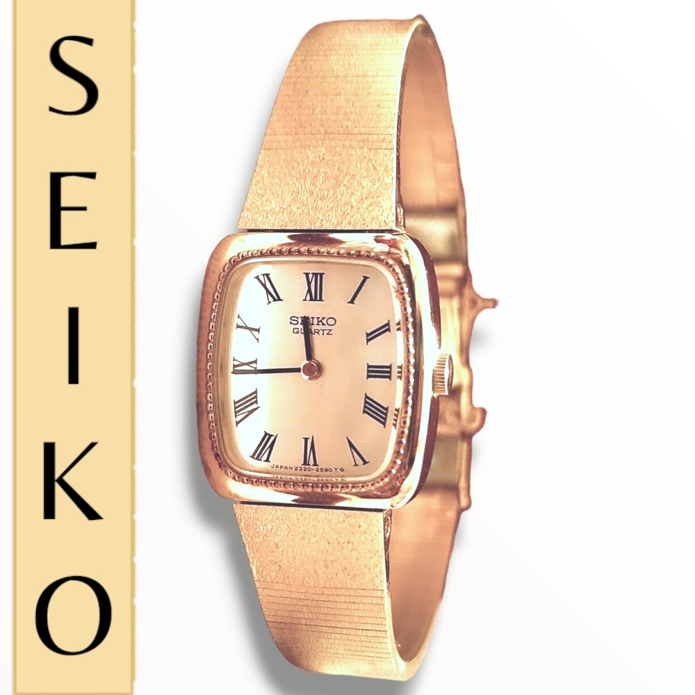 Vintage Women's Seiko Gold Tone Watch